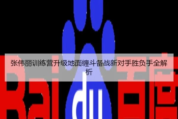 张伟丽训练营升级地面缠斗备战新对手胜负手全解析
